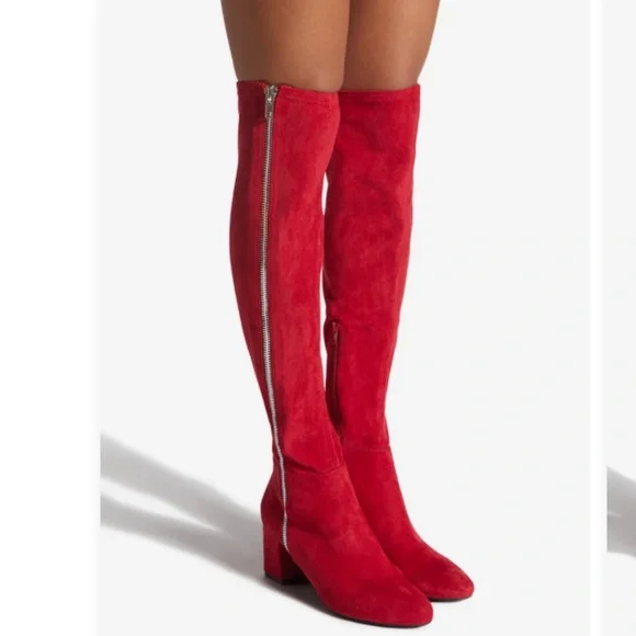 Shoedazzle red cheap boots